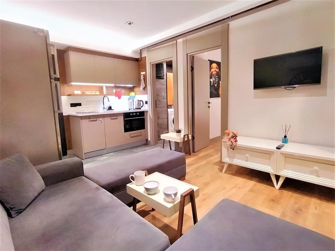 Sleek Residence Flat in Muratpasa with Shared Pool fotoğrafı